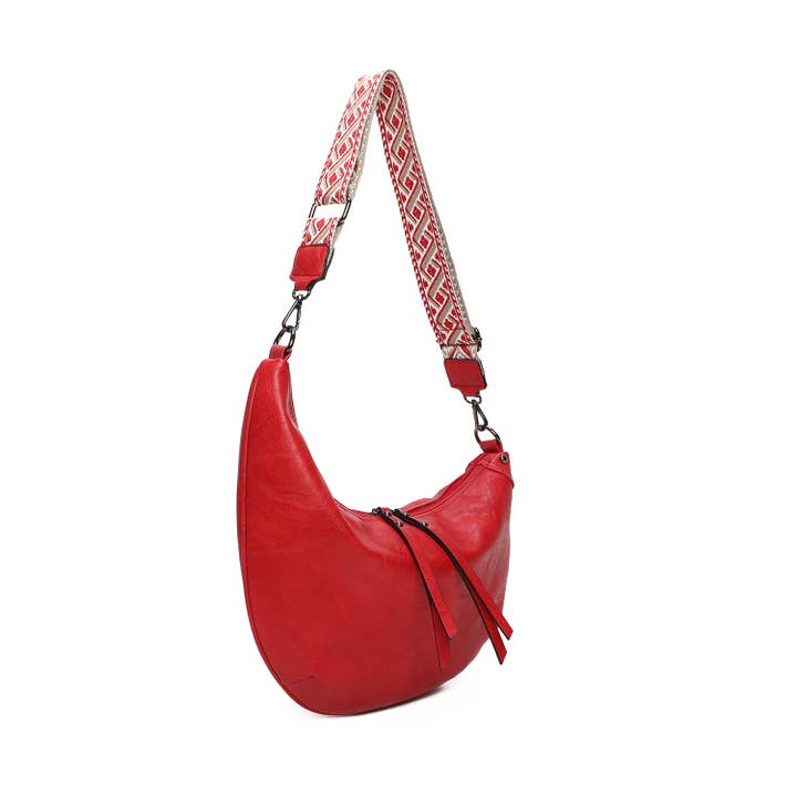 INES DELAURE - Wholesale Shoulder bag – women's - Moon- or banana-shaped shoulder bag8