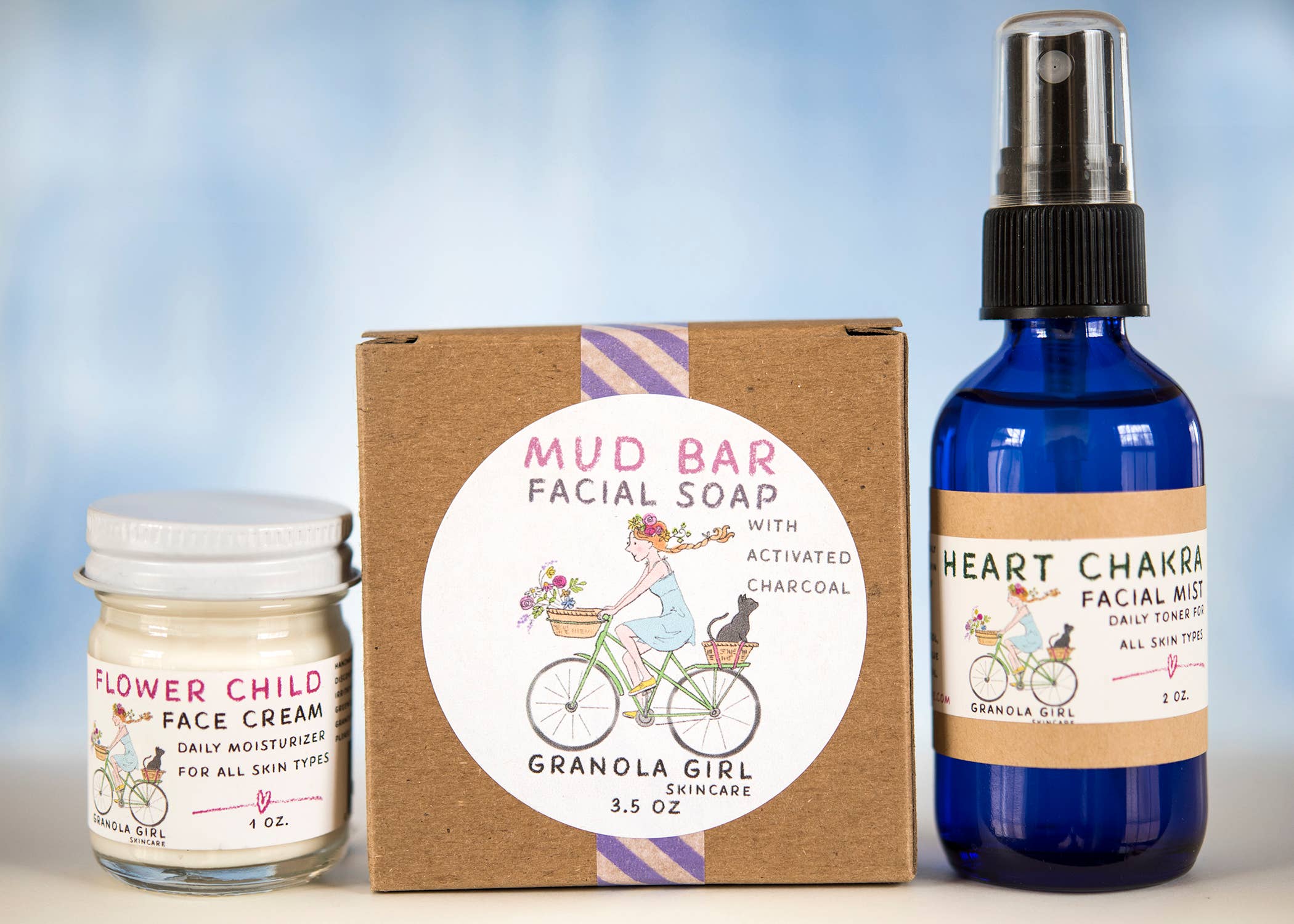 Granola Girl Skincare - Wholesale Facial Toner - Heart Chakra Mist- Rose & Lavender Facial Toner1