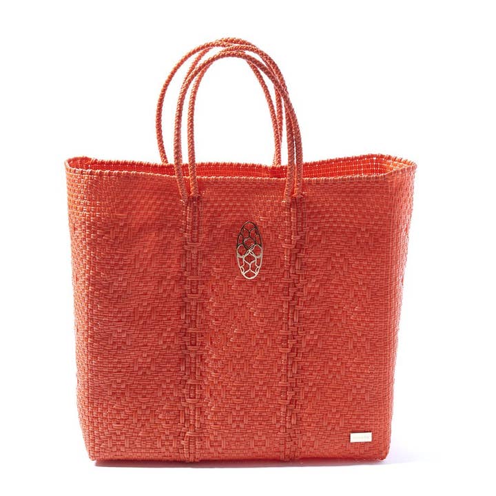 MEDIUM ORANGE TOTE BAG for wholesale by Lola's Bag by Georgina Herrera