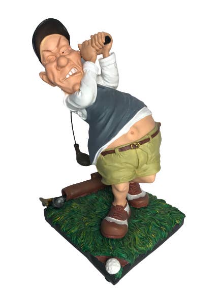 Golfer figure -Ace McDuffer for wholesale by Boutique ArtNika