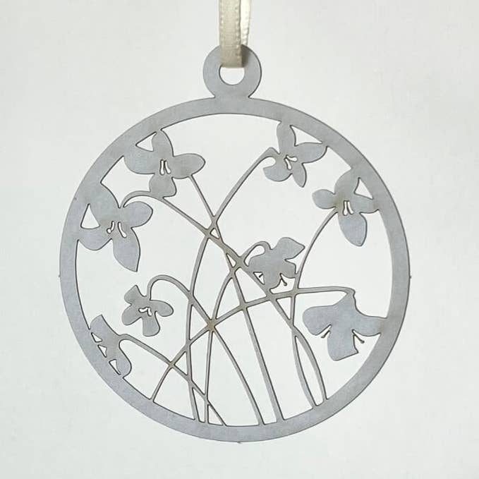 Gioielli di carta filigranata 'Violetta' per la vendita all'ingrosso da parte di Spitzenkunst