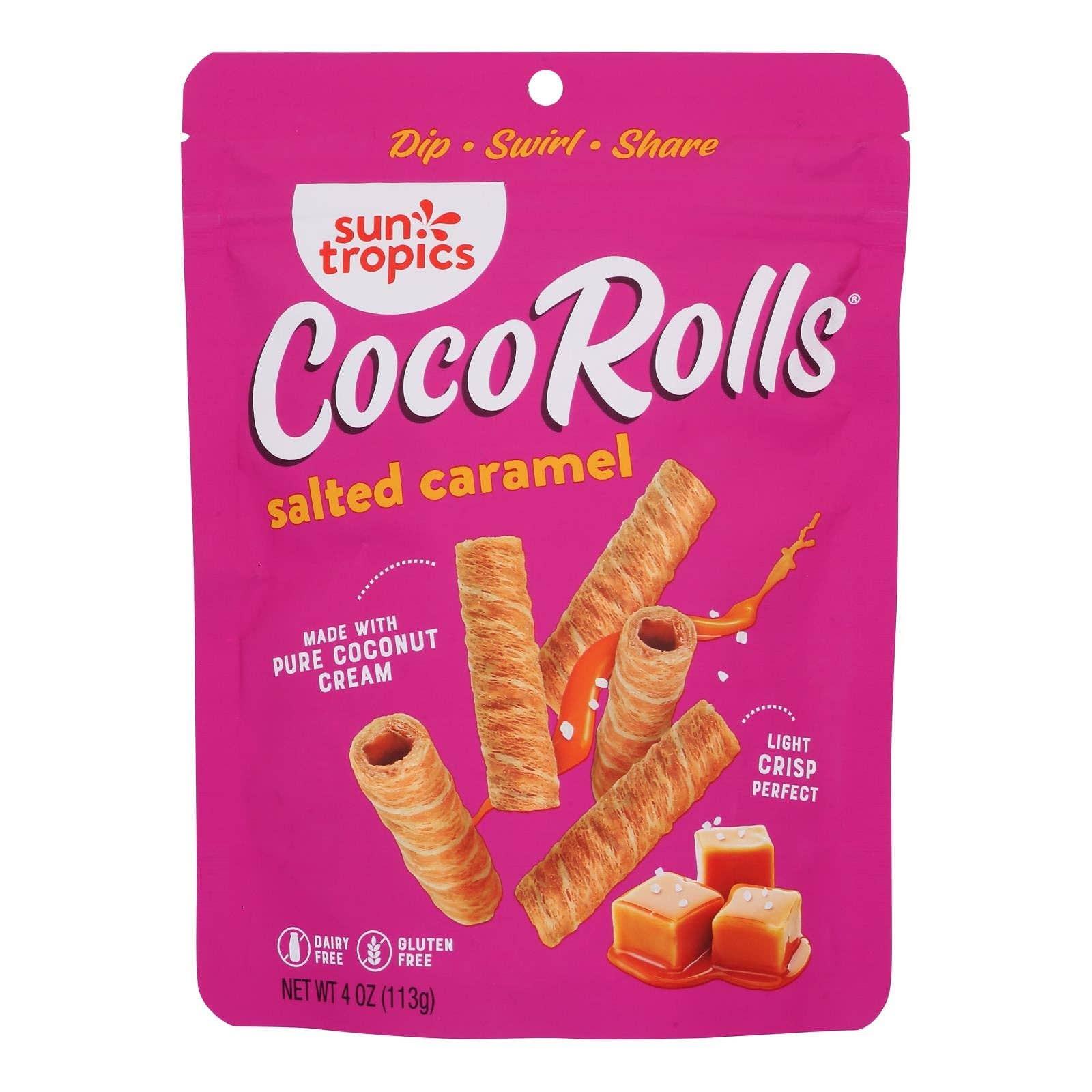 Everyday Supply Co - Wholesale Cookie - Sun Tropics Salted Caramel Coco Rolls, 12-Pack, 4 Oz0