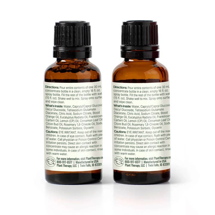 Plant Therapy - Venta al por mayor Limpiador multiusos - Limpiador Multiusos Concentrado Germ Fighter 30 ml paquete de 27