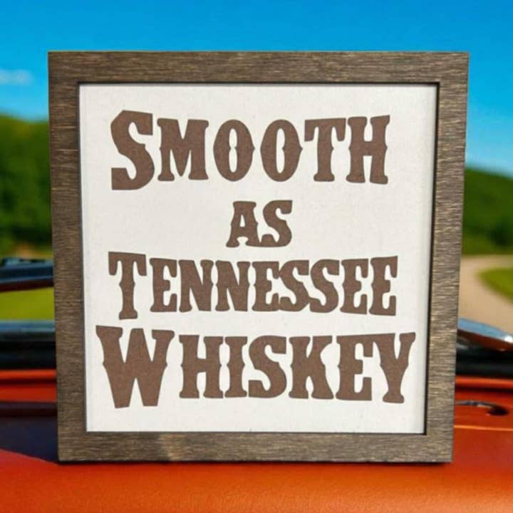 TN, Tennessee, whiskey, bar, man cave, entry, humor, unique for wholesale by Crates Etc