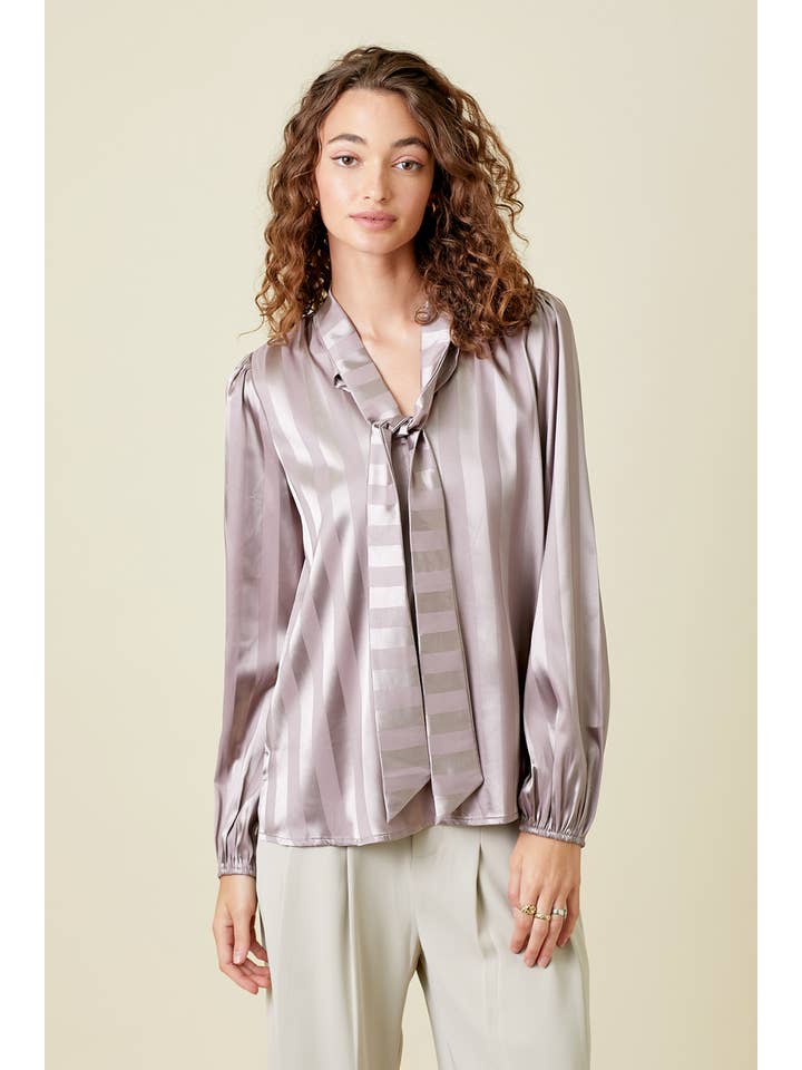 Mystree - Wholesale Blouse - Women's - 60325 Flowy Striped Blouse19