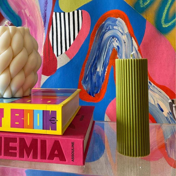 Ancient Candle Co. - Wholesale Pillar candle - PILLAR OLIVE CANDLE3