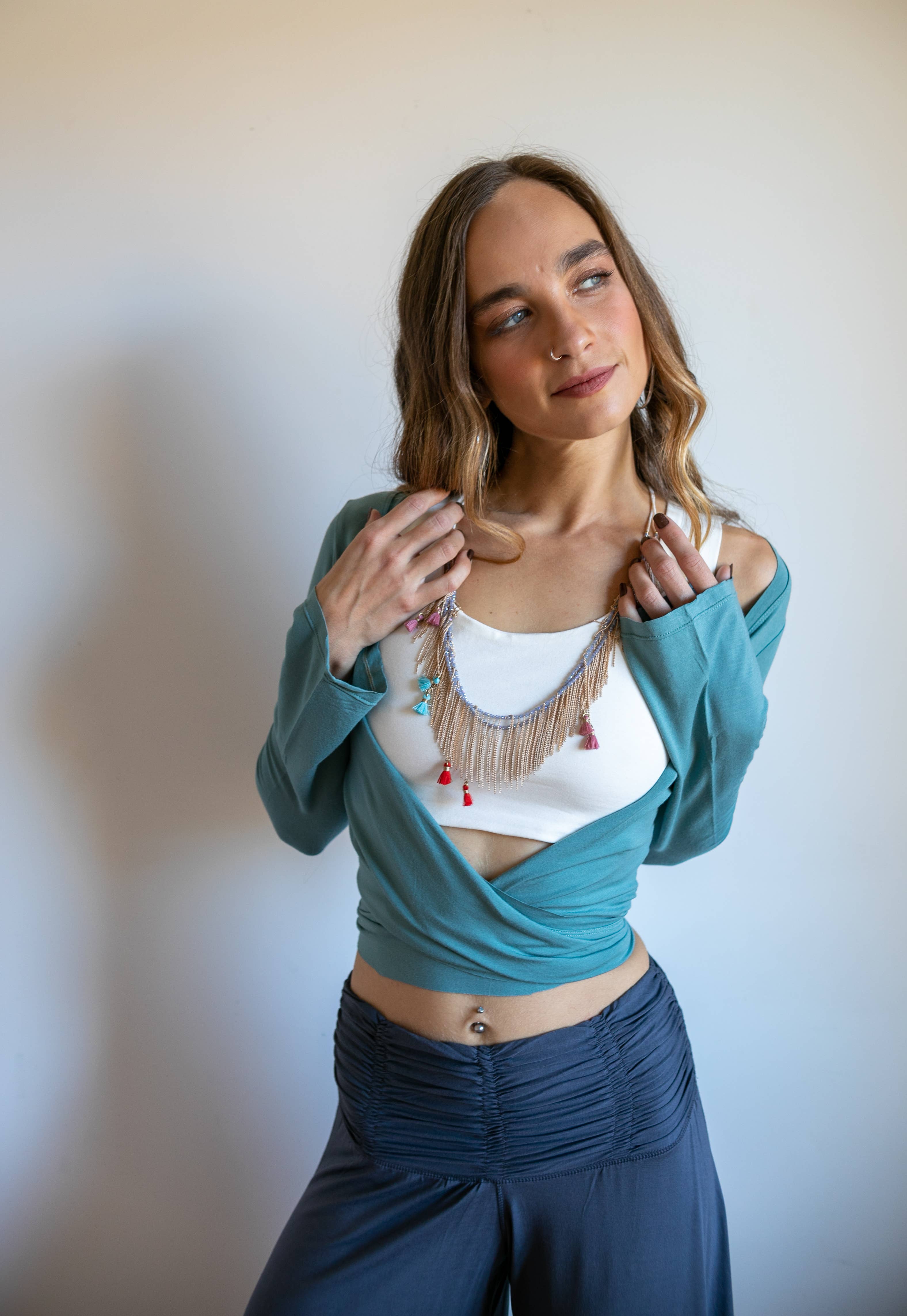 Paramita Designs - Wholesale Jacket - Women's - Yoga Wrap Ballet Mini Jacket10