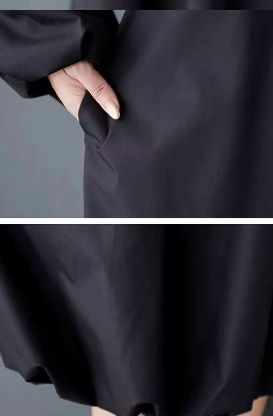 Luxe & Leather by Madonna & Co - Wholesale Dress - Women's - Bubble Hem Chic Shirt-Dress3