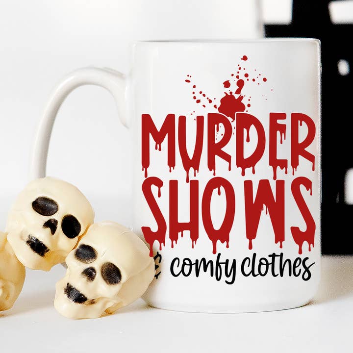 Love You a Latte Shop – wholesale Coffee mug – Halloween Murder Shows and Comfy Clothes 15 oz Mug0