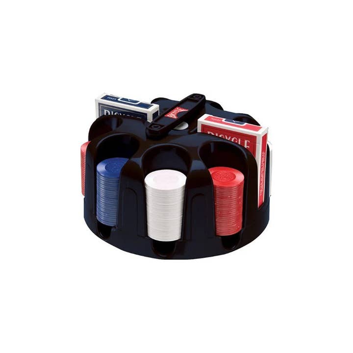 Draaiend pokerschijfrek met handvat, 200 chips, 2 decks en andere Spanen doosjes wholesale inkopen. Gratis retourzendingen en een 60-dagen netto betalingstermijn op Faire.com trends op Faire.