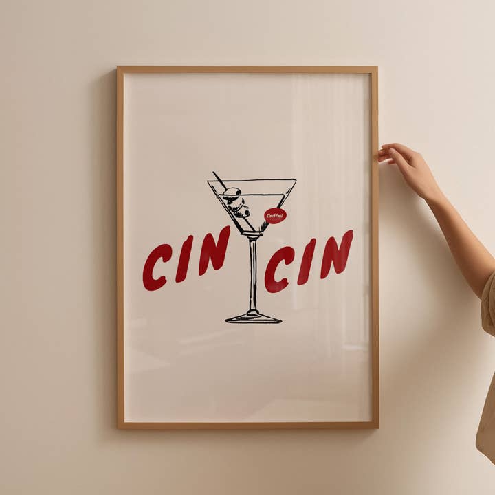Cin Cin Martini Poster and other Purchase Wholesale cin cin. Free Returns & Net 60 Terms on Faire trending on Faire.