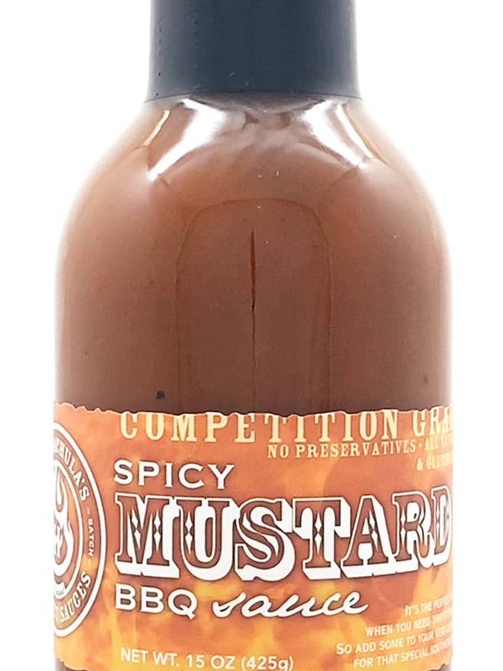 Spicy Mustard BBQ Sauce for wholesale by Hot Wachula's