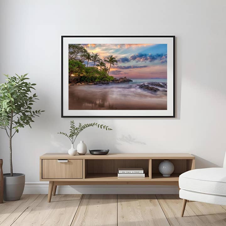 Impression de la plage secrète de Maui - Toile - 16x20 pour la vente par 998 Millibar Photography