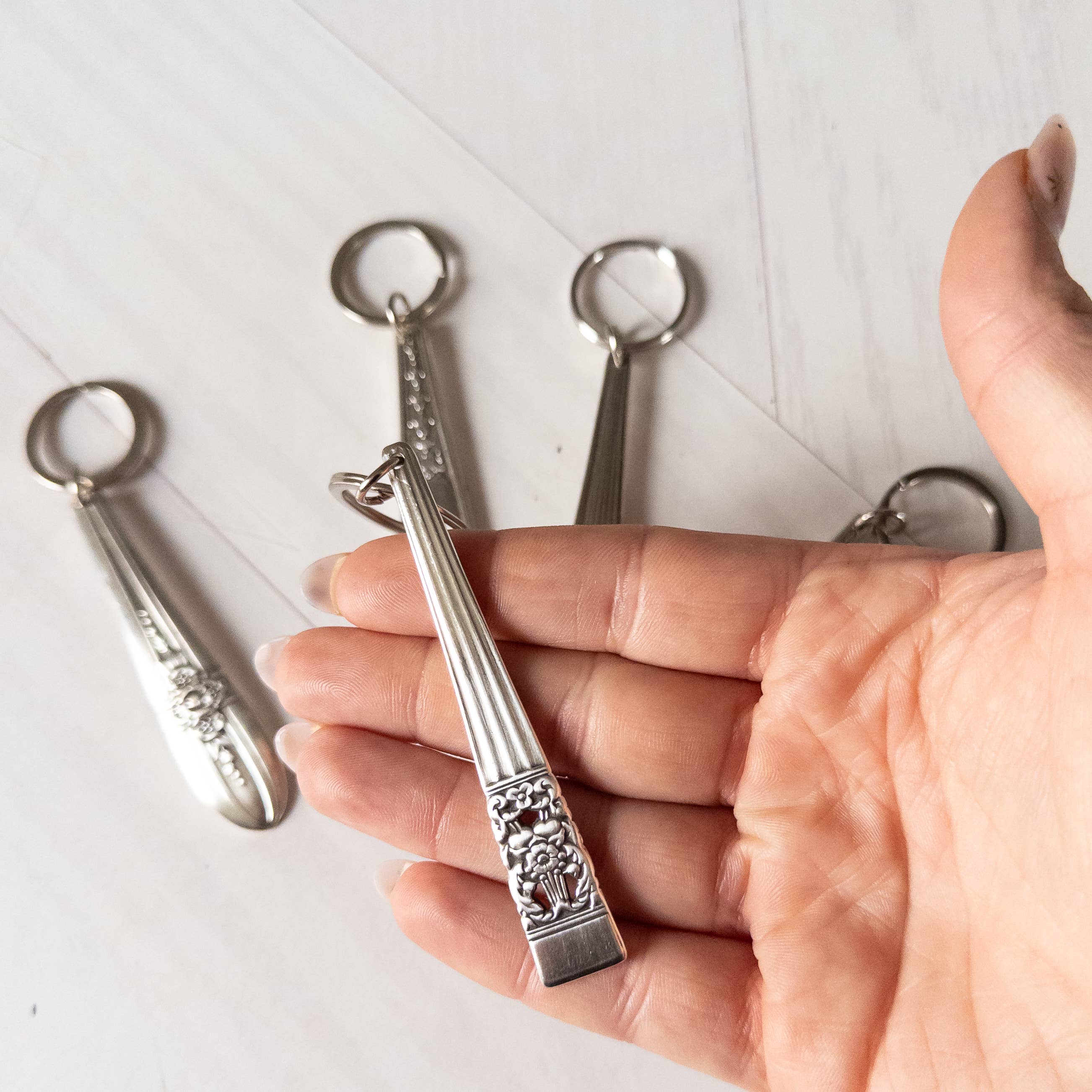 Girl Ran Away With the Spoon - Wholesale Keychain - Unisex - Spoon Handle Keychain1