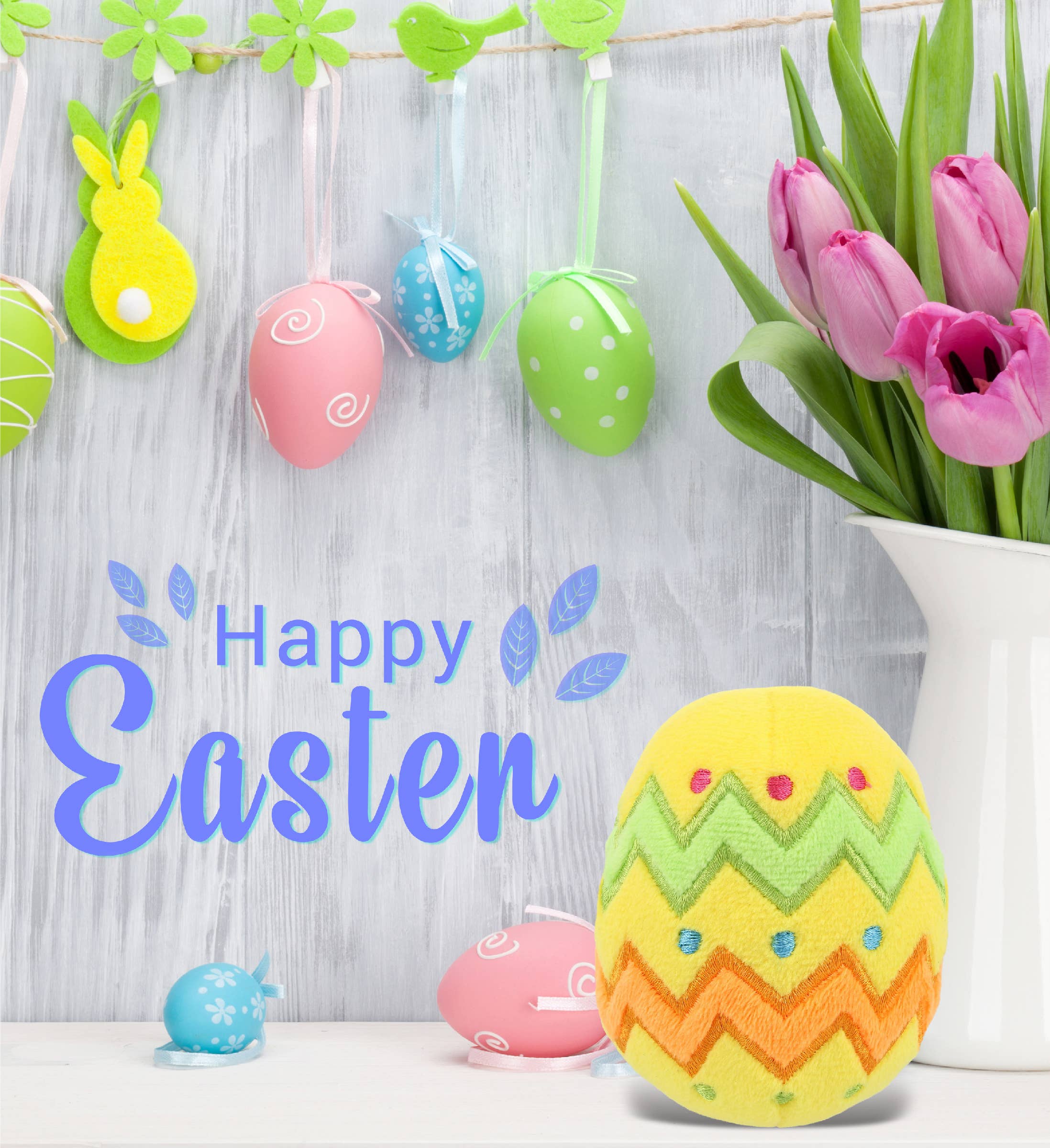 Cota Global - Vendita all'ingrosso Peluche - Bambini e neonati - Uovo di Pasqua in peluche - Grande3