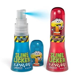 Grandpa Joe's Candy Shop - Wholesale Snack Bar - Slime Licker Spray, Blue Razz/Strawberry 12ct1