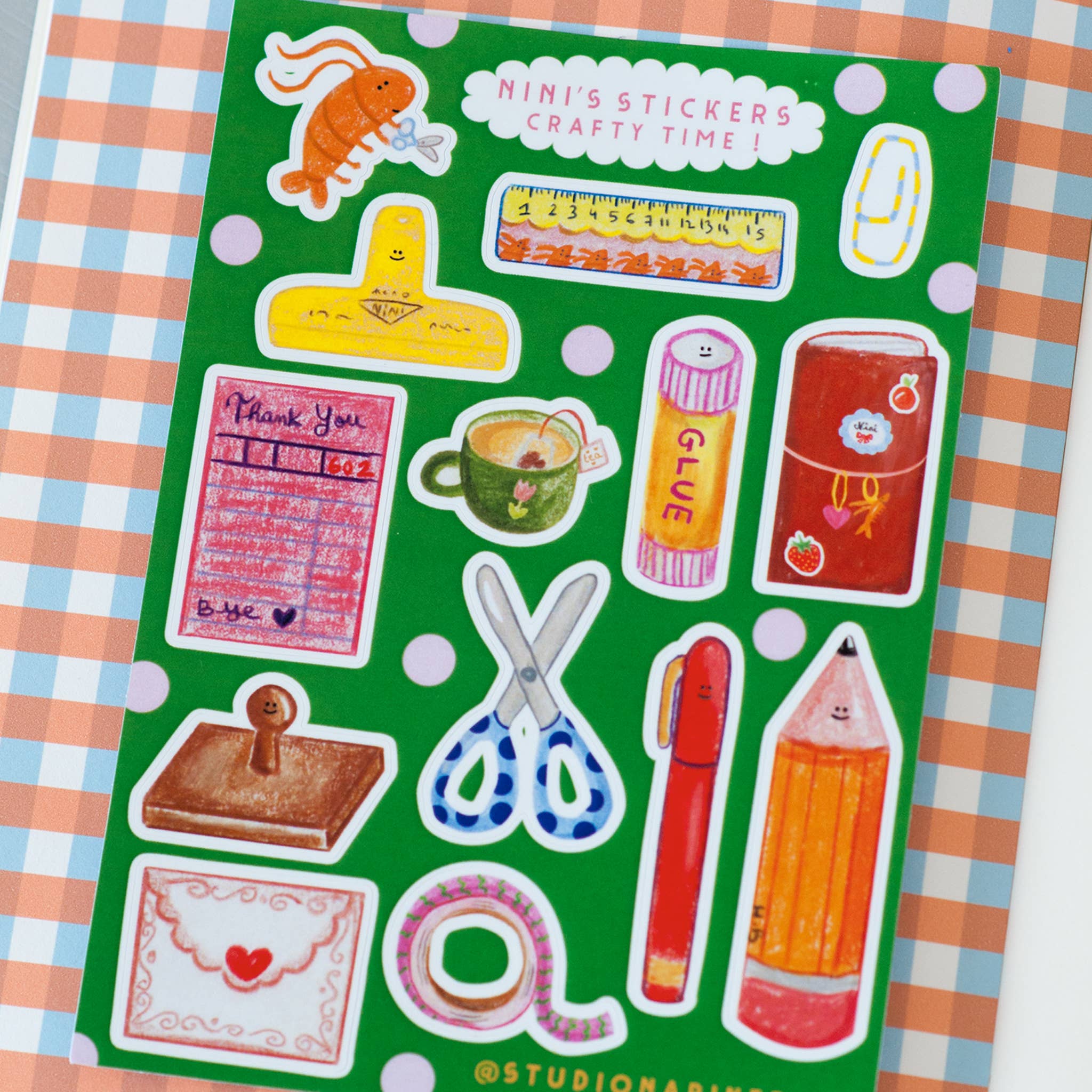 Studio Narine - Wholesale Sticker - Crafty Time! – A6 Sticker Sheet2