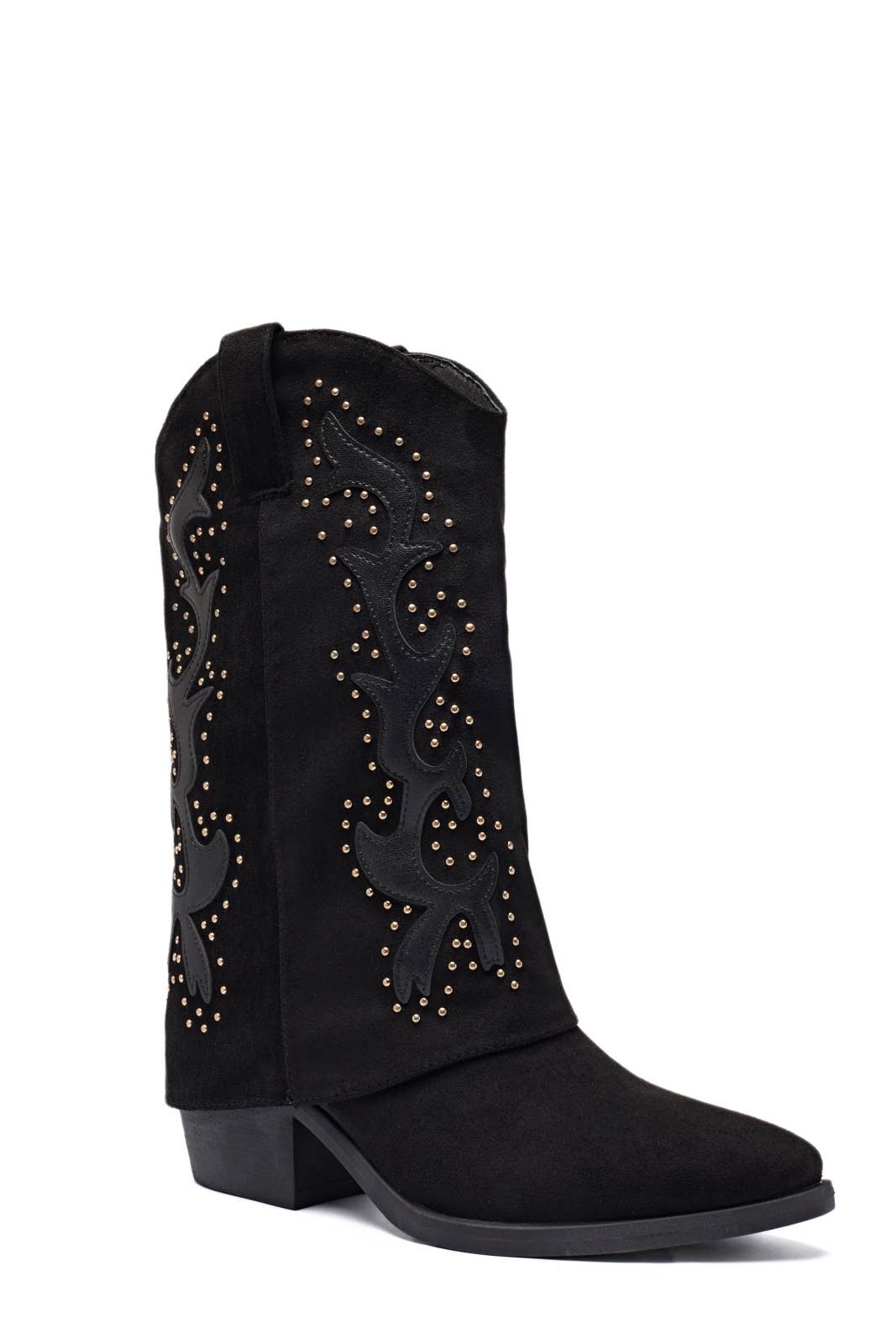 ERYNN - Wholesale Booties - Women's - cuffed cowboy boots - Heather14