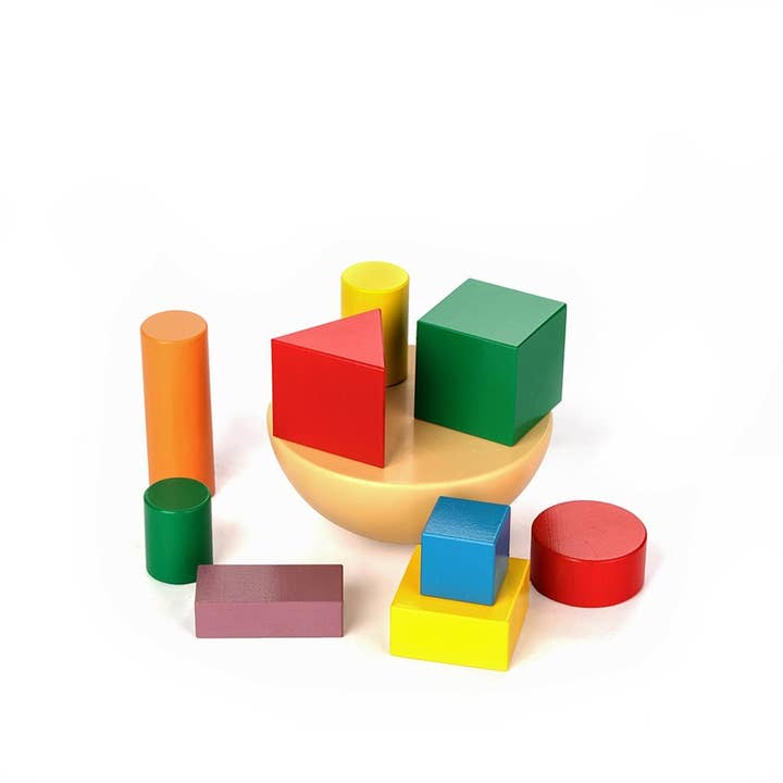 Komarov Toys – Engroshandel Trælegetøj - Børn – Træ Balance Game „Figurer“, Hjernespil, Montessori