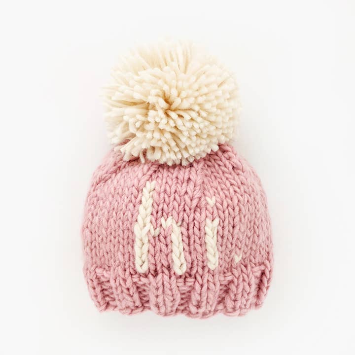 Huggalugs - Wholesale Beanie - Kids - hi. Rosy Hand Knit Beanie Hat Baby & Kids