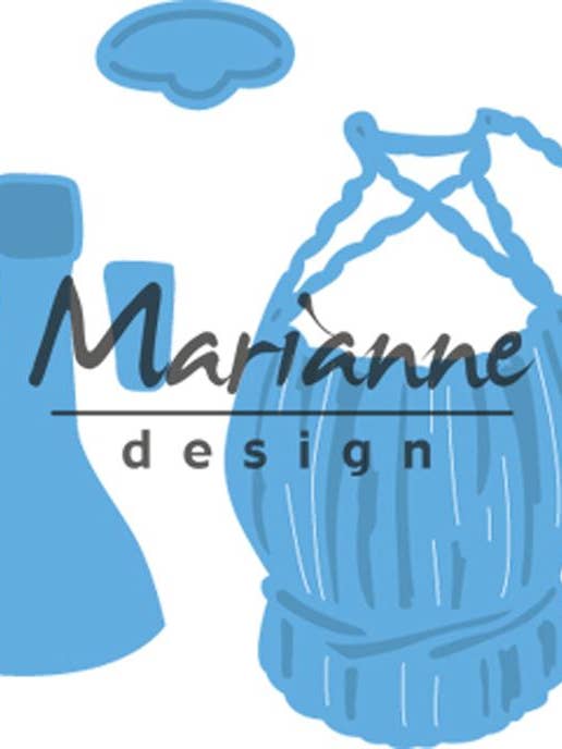 Marianne Design Tiny's vinflaske for engroshandel hos Ecstasy Crafts Distributing