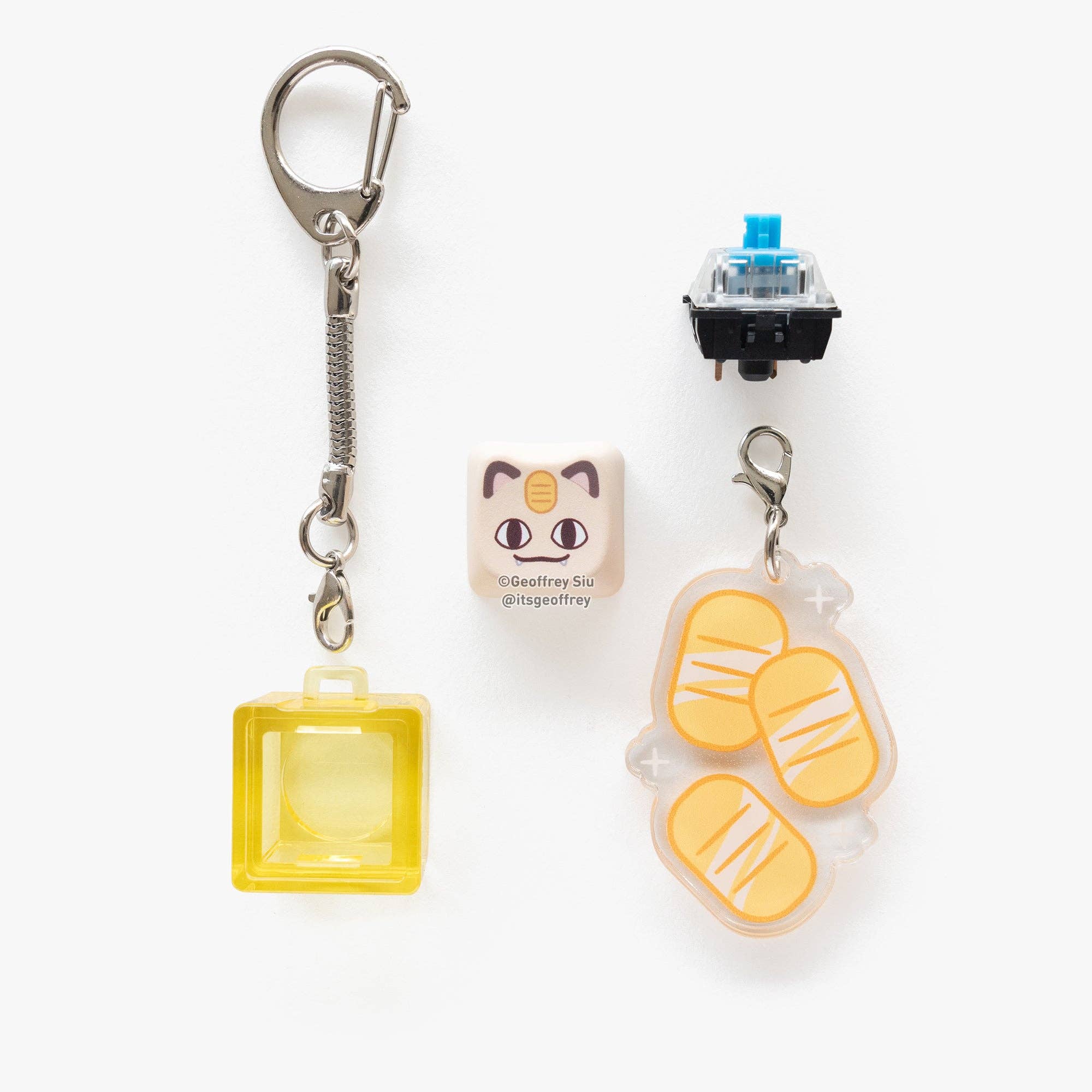 Geoffrey Siu Art LLC - Wholesale Keychain - Unisex - MAO Moneyowth Clicky Keychain1