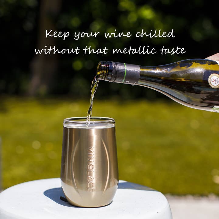 Vinglacé – Großhandel Weingläser – Kupfer Stemless Weinglas1