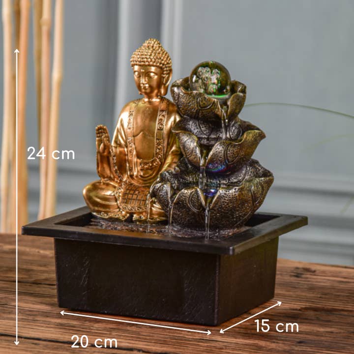 Zen'Arome - Wholesale Christmas Decoration - Arya Indoor Decorative Fountain with LED Lighting