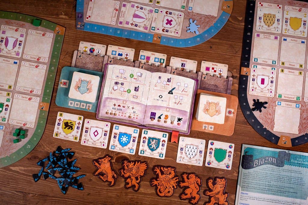 25th Century Games - Wholesale Board Game - Blazon - Heraldic Shield Design Board Game6