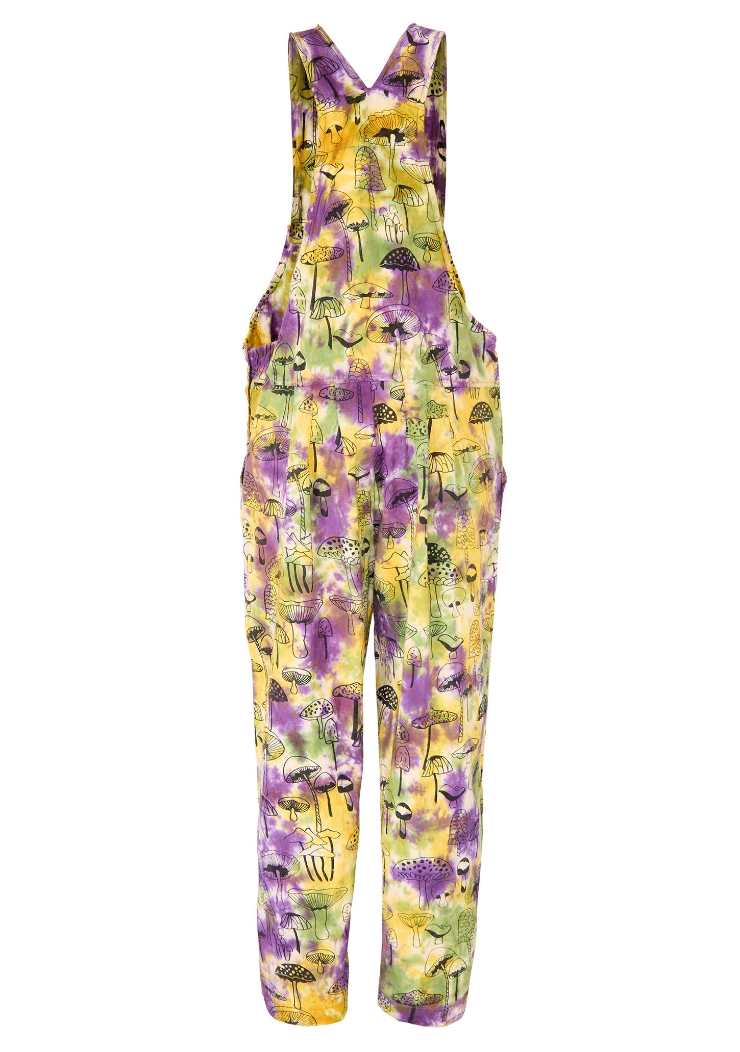 Namaste – wholesale Overalls – Unisex – Tie Dye Mushroom Dungarees4