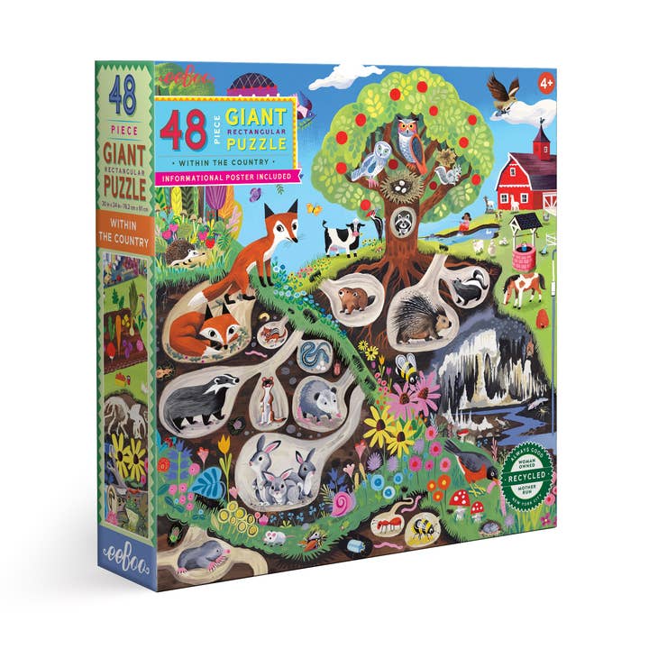 Puzzle géant 48 pièces Within the Country pour la vente par eeBoo