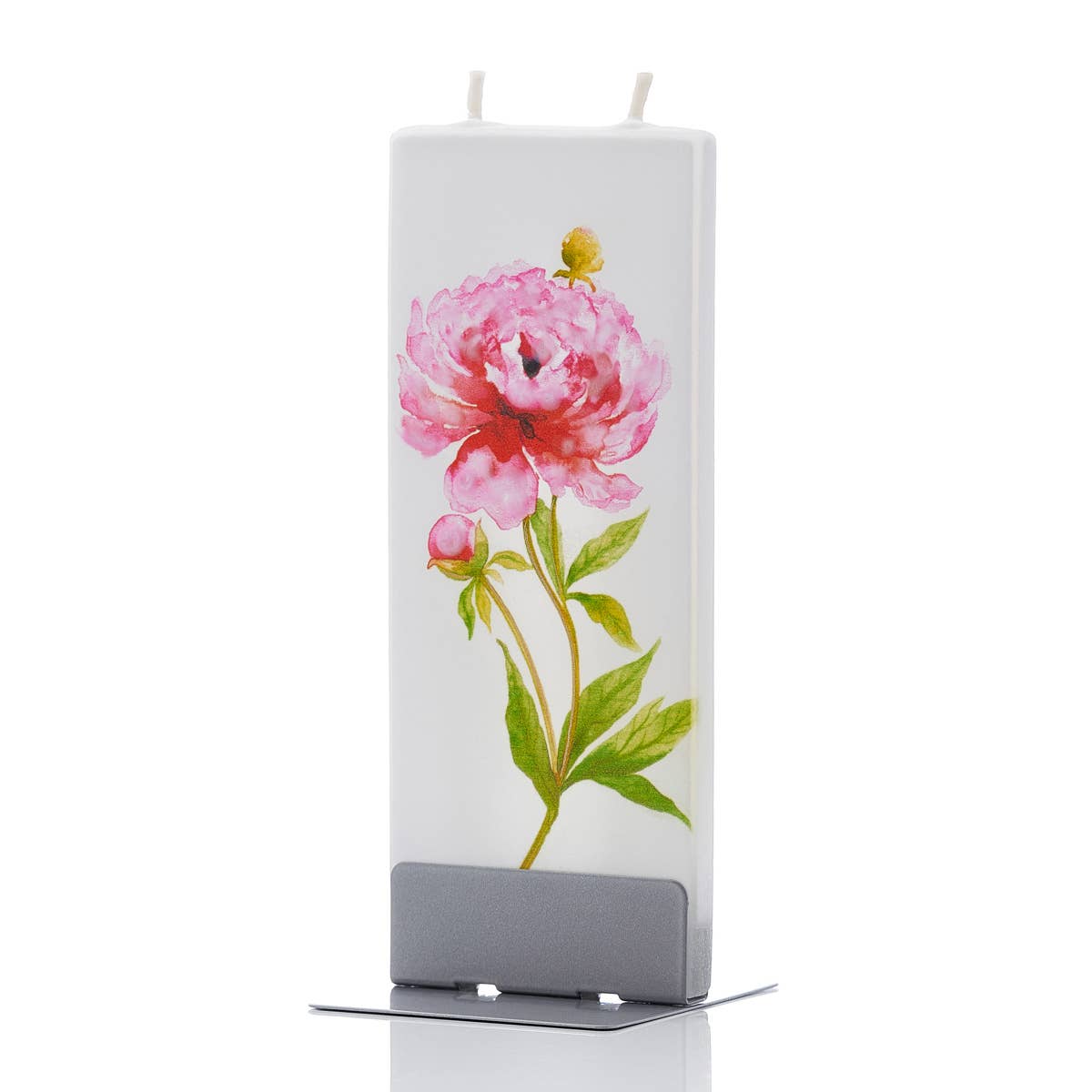 Flatyz Candles - Vente Bougies originales - Bougie plate à la main Pivoine0