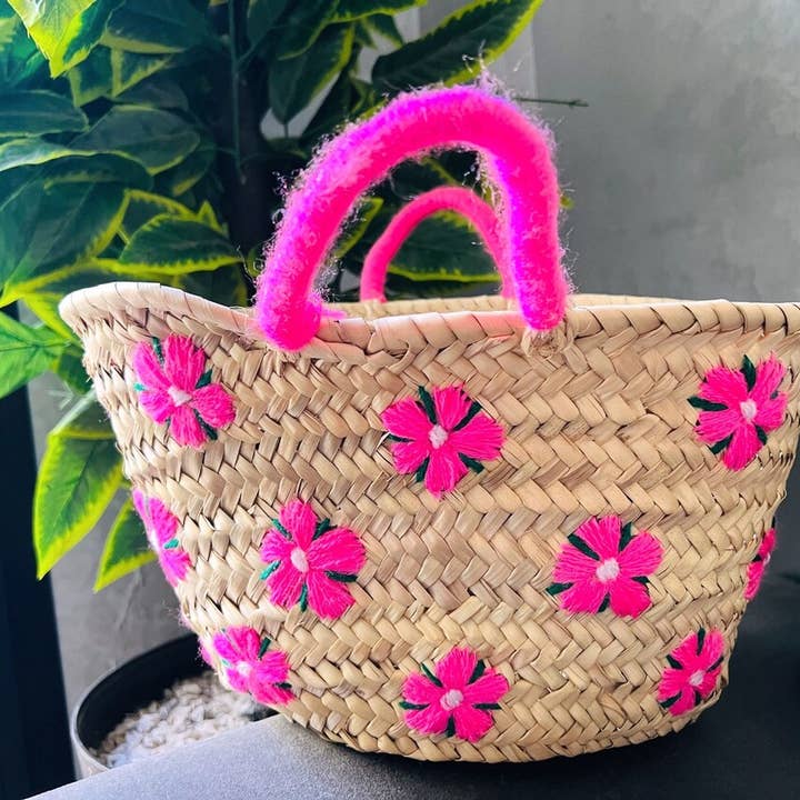 Moroccan Natural bazaar - Wholesale Tote Bag - Women's - Straw bag French Basket french market basket, custom bags3