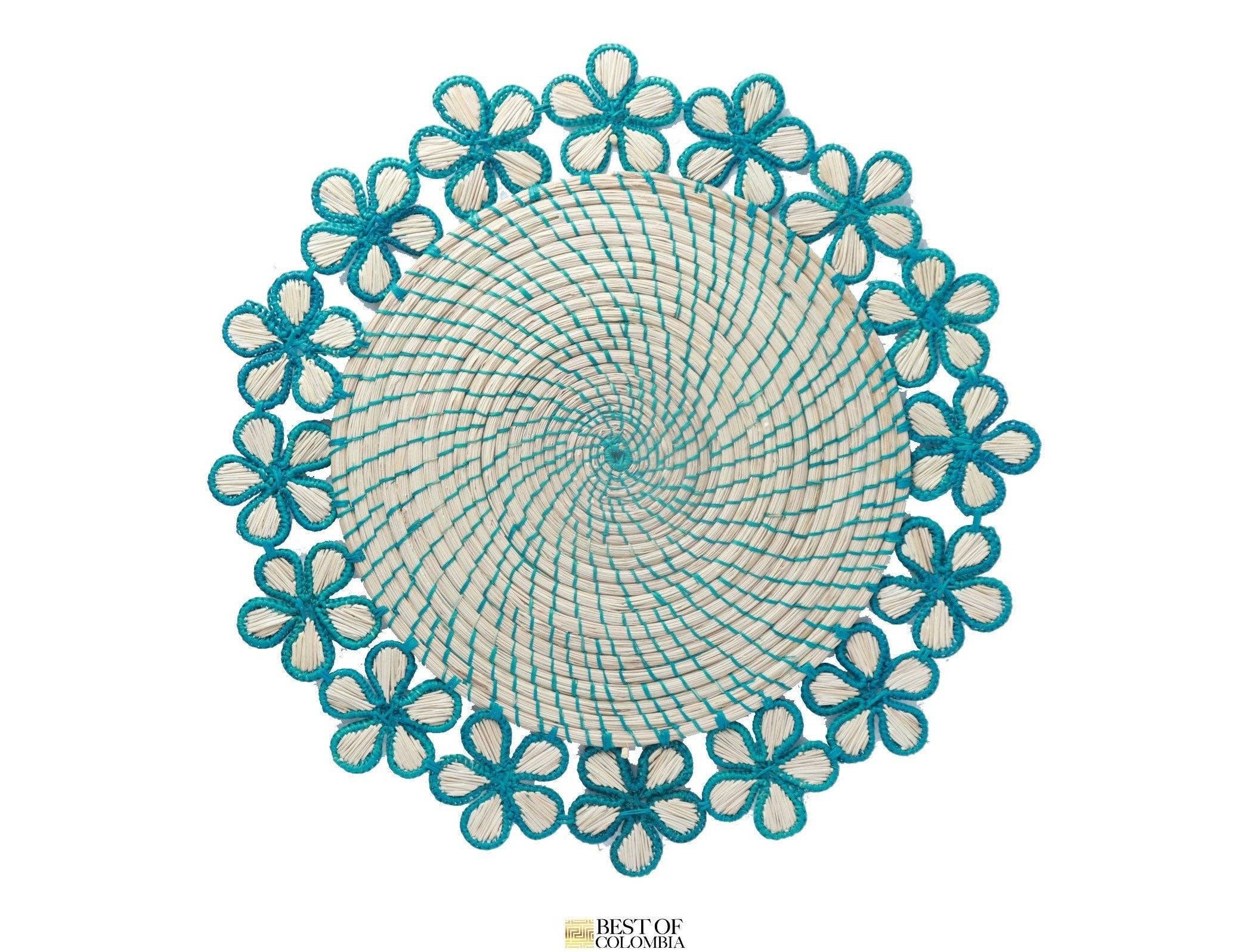 Best of Colombia LLC - Wholesale Placemat - Tale Floral Placemat - 16-5 inches0