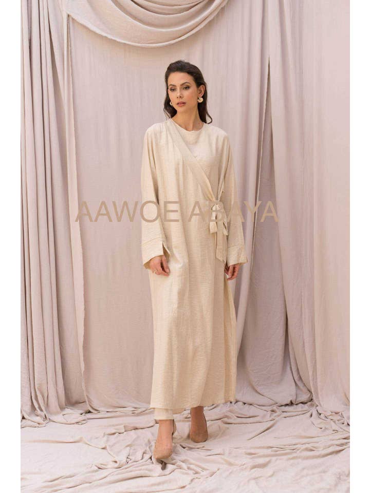 Aawoe Abaya – wholesale Kaftan - Dam – Elegant Abaya Klänning - 2421-ROB