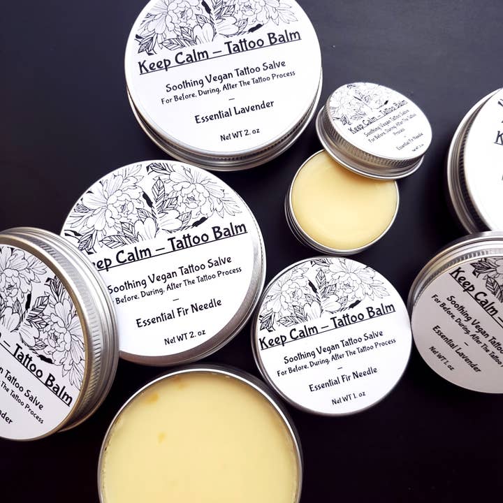 Keep Calm - Tattoo Balm for wholesale by MoonFarmz LLC