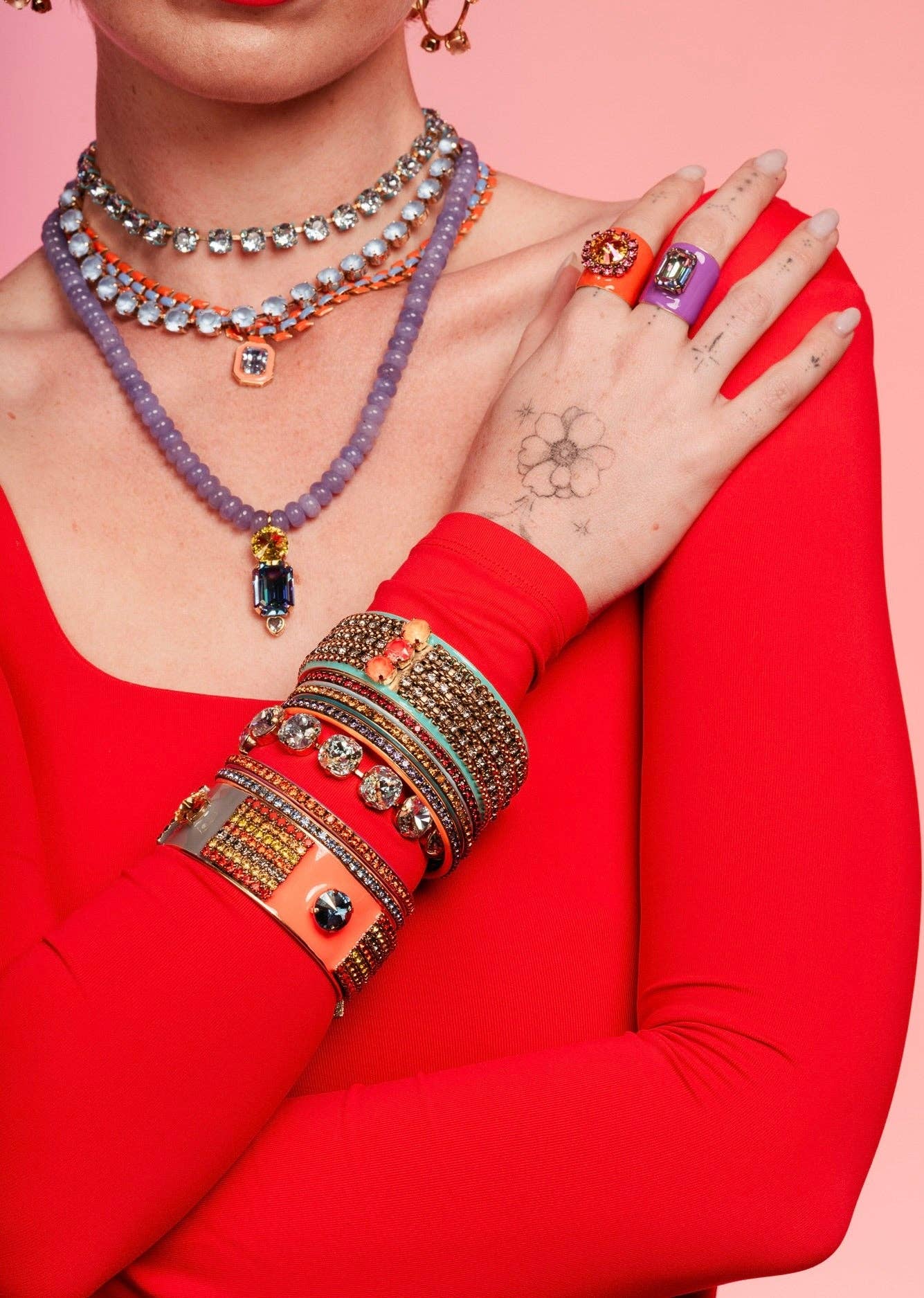 TOVA – wholesale Stud/post earrings – Adele Earrings in Candy Crush9