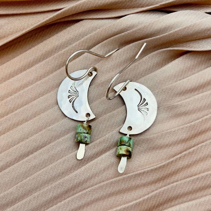 Fluff Hardware - Wholesale Dangle Earrings - Handmade Luna Earrings