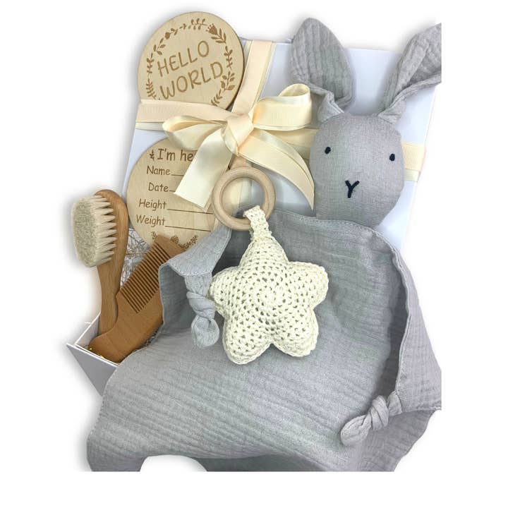 verona home and gift - Wholesale Milestone Art/Keepsake - Kids & Baby - 2 pcs Wooden Baby Announcement Sign, Photo Prop gift newborn