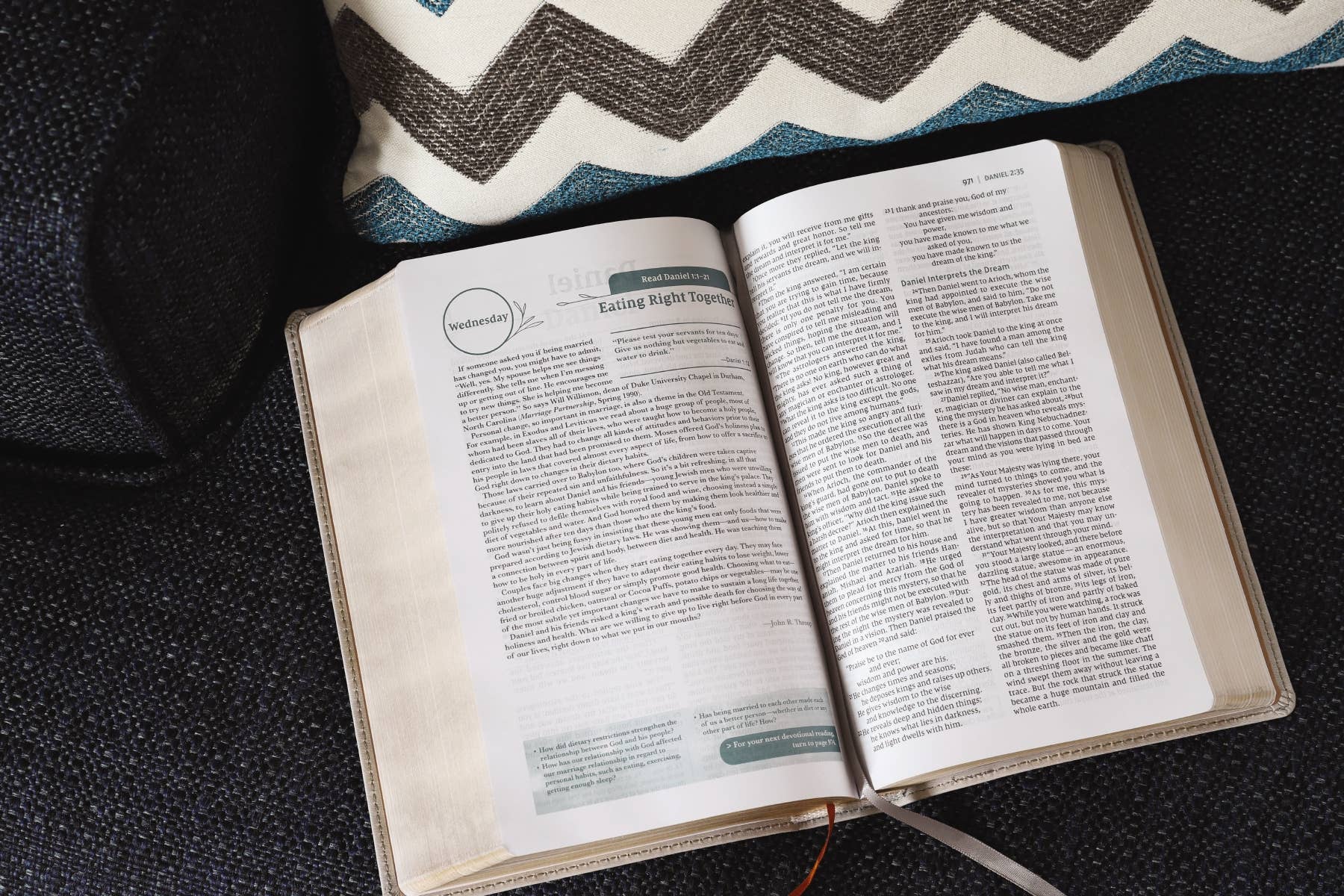 HarperCollins Christian Publishing - Wholesale Religion - NIV Couples' Devotional Bible Leathersoft, Stone11