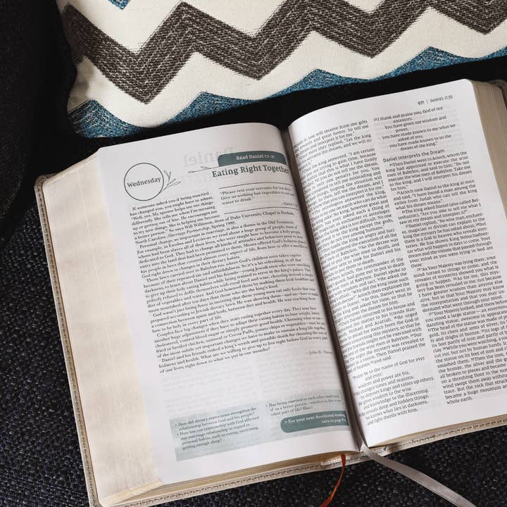 HarperCollins Christian Publishing - Wholesale Religion - NIV Couples' Devotional Bible Leathersoft, Stone11