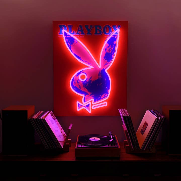 Playboy X Locomocean - Andy Warhol Cover (LED Neon) for wholesale by Locomocean