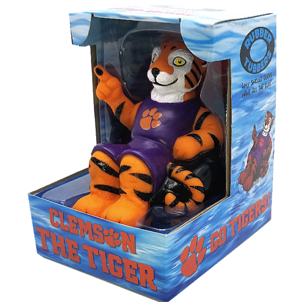 Rubber Tubbers - Wholesale Bath Toy - Baby - Clemson University - Tigers - Premium Bath Toy Collectible1