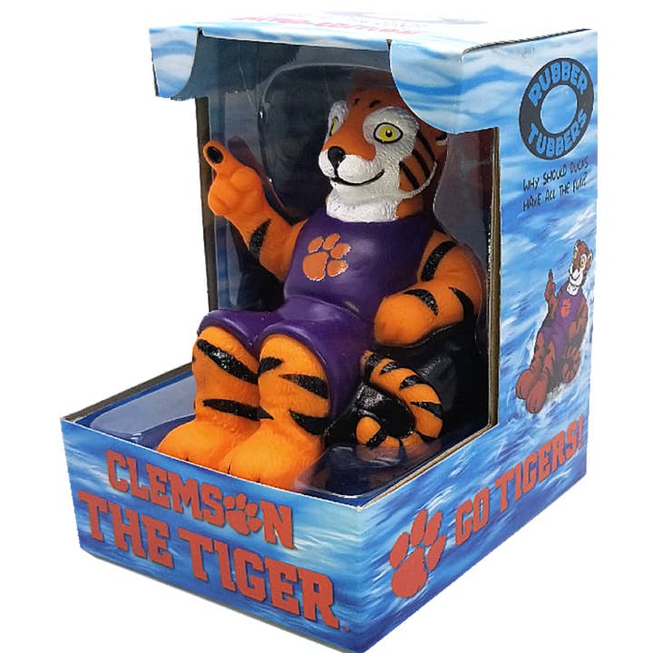 Rubber Tubbers - Wholesale Bath Toy - Baby - Clemson University - Tigers - Premium Bath Toy Collectible1