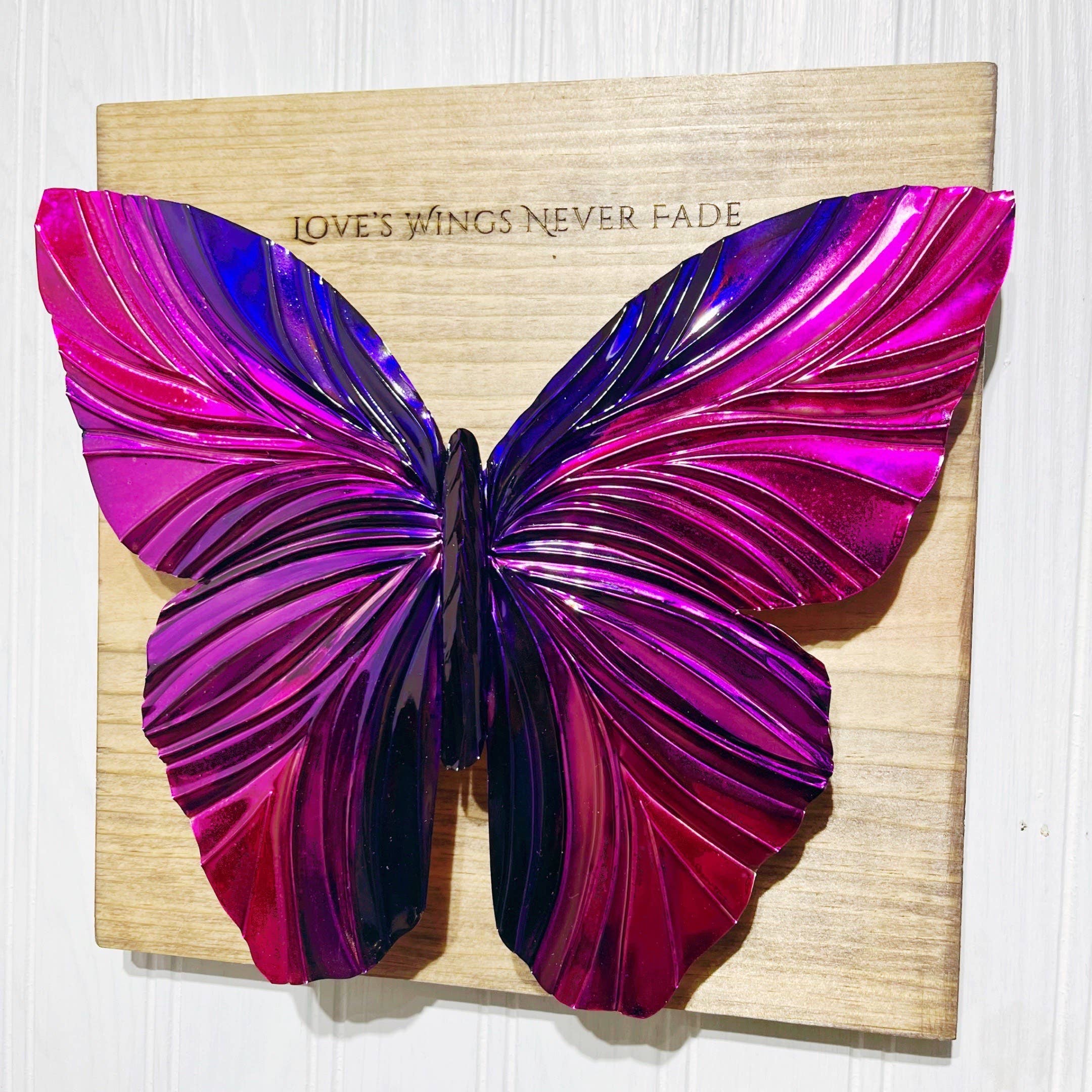 Timber Lane Studio - Wholesale Wall Accent - Mounted Copper Butterfly10