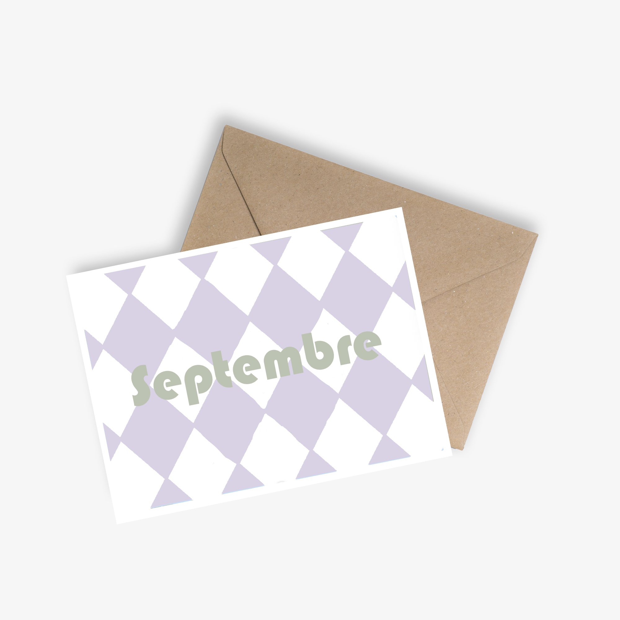 LE PAPIER GRAPHIQUE - Wholesale Everyday Greeting Card - Simple card - JANUARY TO DECEMBER (MONTH)3