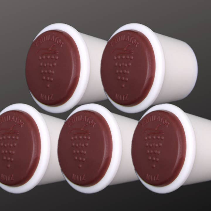 Gærende ventilerende høj bung med bordeaux top - 10-pak for engroshandel hos Vin Table