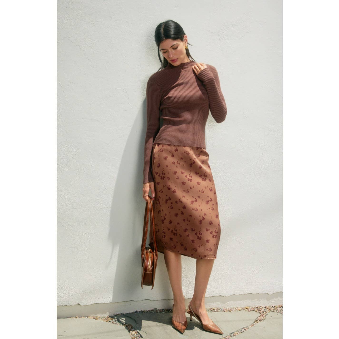 Dress Forum - Vendita all'ingrosso Gonna - Donna - Gonna longuette a trapezio con ghepardo al sole3