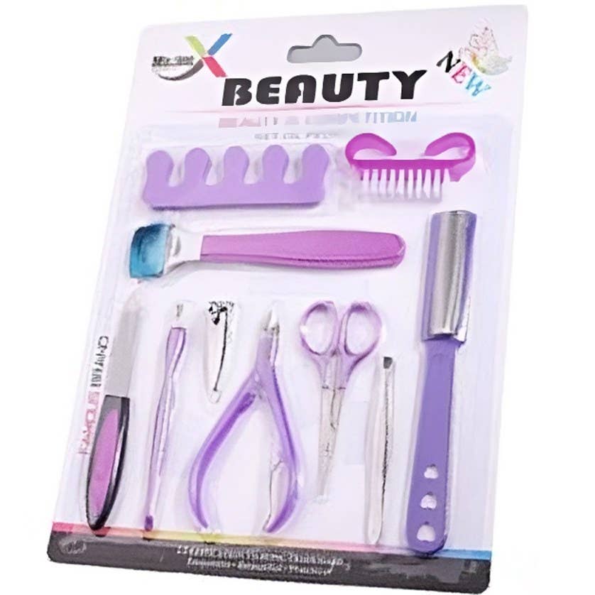 Diacly - Vente Sets de soins pour les ongles - Set de 10 pièces pour manucure et pédicure, coupe-ongles2