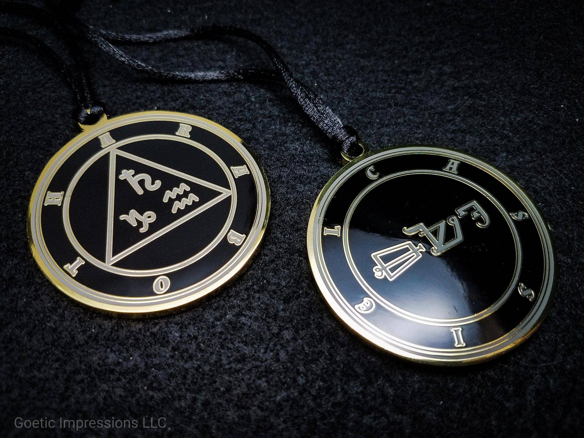 Goetic Impressions - Wholesale Individual Charm/Pendant - Archangel Cassiel Sigil Pendant0